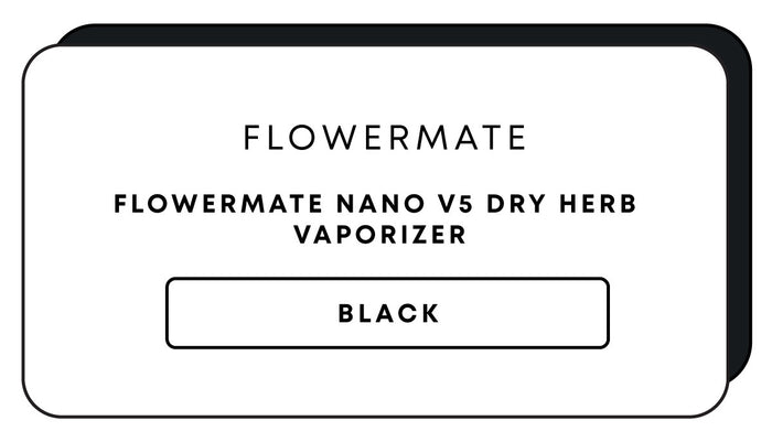 Flowermate Nano V5 Vaporizer | Black-Image 1