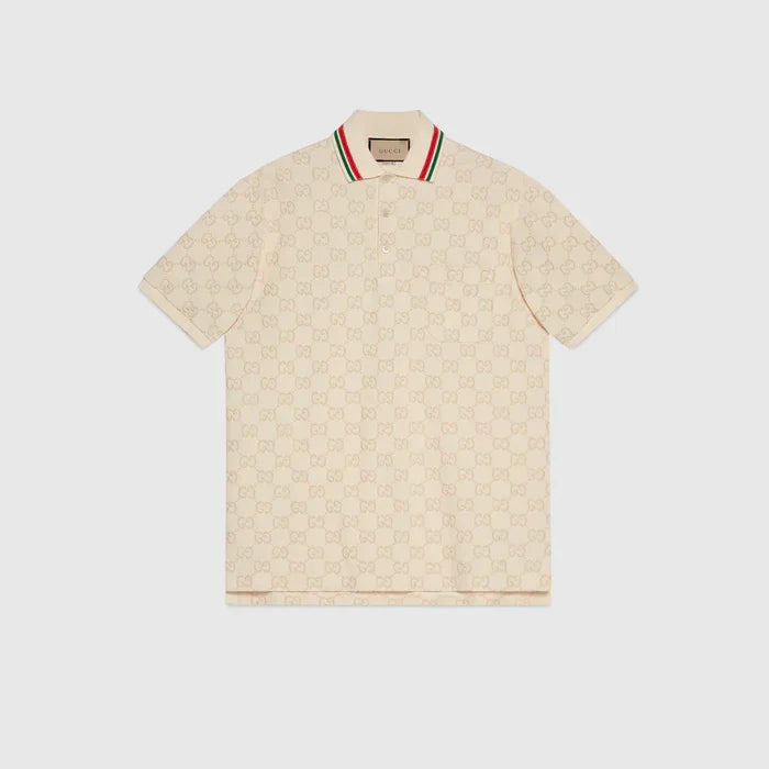 "GG" Monogram Polo Shirt