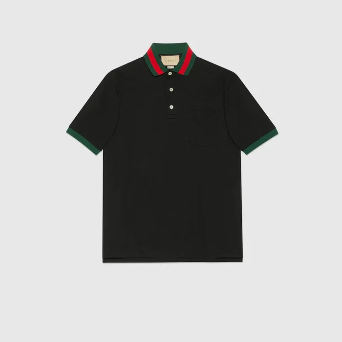 "GG" Polo Cotton