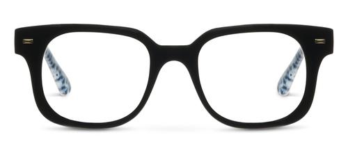 Glossary-Black/Wavy Peepers Reading Glasses