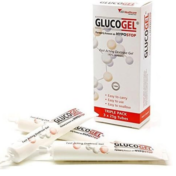 Glucogel Dextrose Gel 40% 3 x 25g (D)