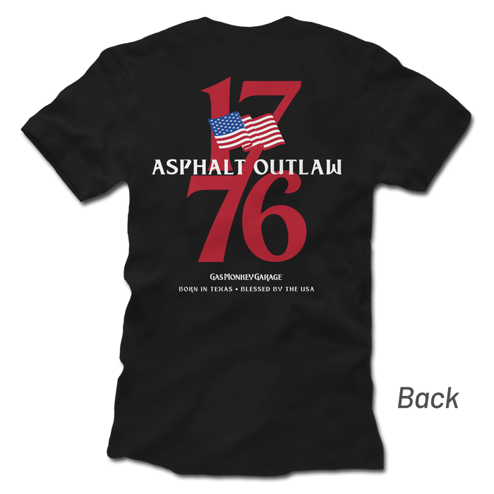 GMG 1776 Asphalt Outlaw Tee