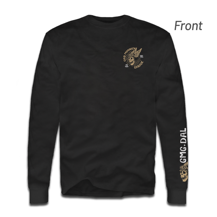 GMG Skull Logo Long Sleeve Tee