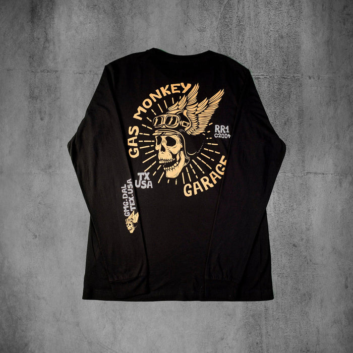 GMG Skull Logo Long Sleeve Tee