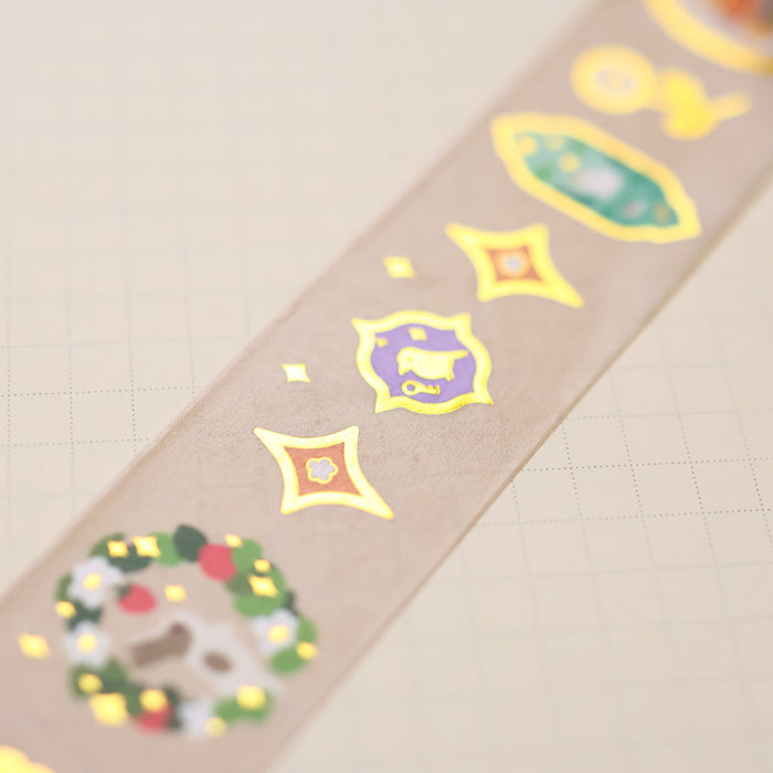 Gold Foil Animal Frame Washi Tape