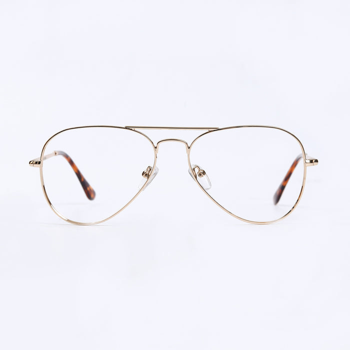 Golden Brown Aviator Full Rim