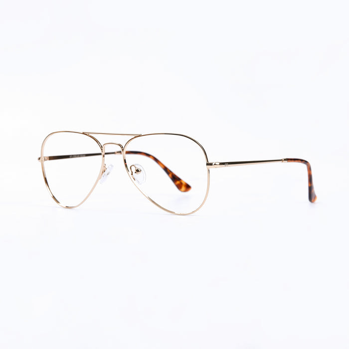 Golden Brown Aviator Full Rim