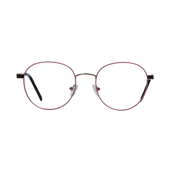 Golden & Pink Round Full Rim
