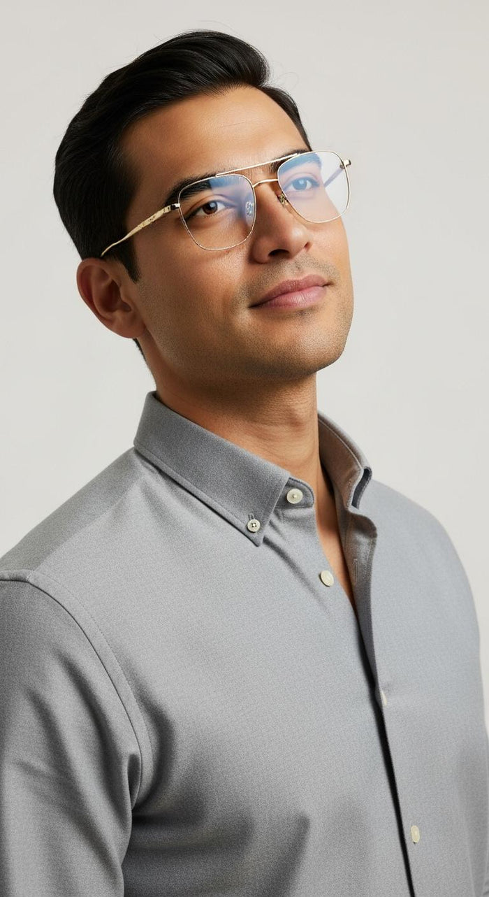 Golden Wayfarer Full Rim