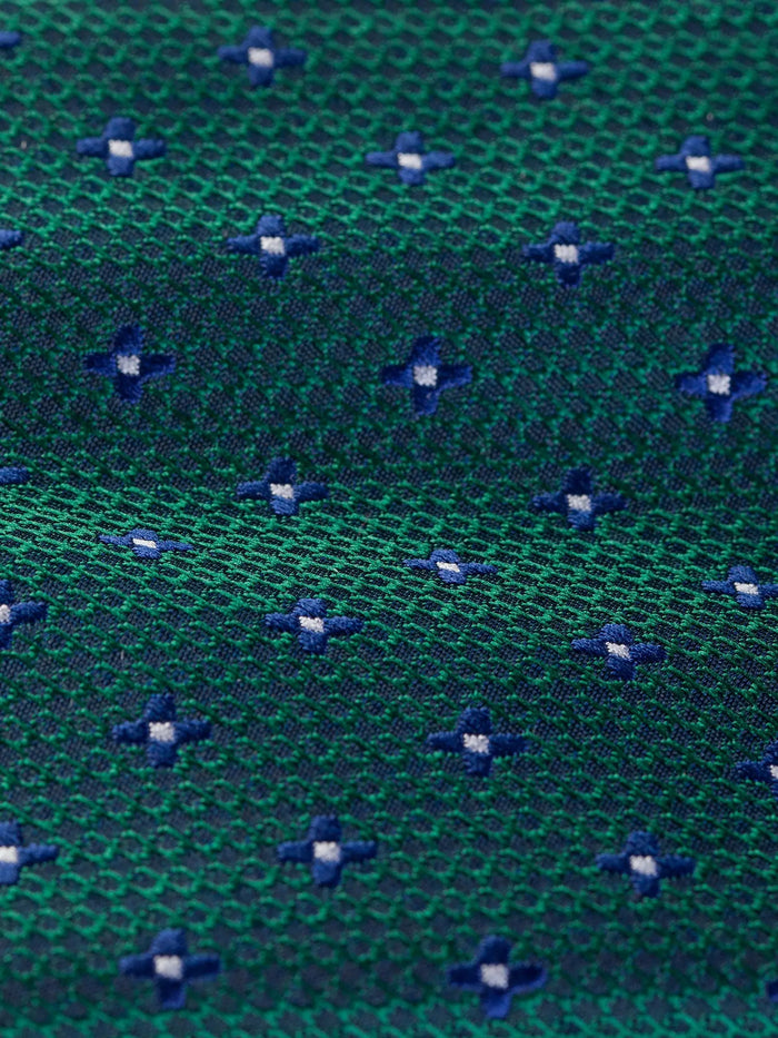 Green Printed Tie 9cm - BRABION