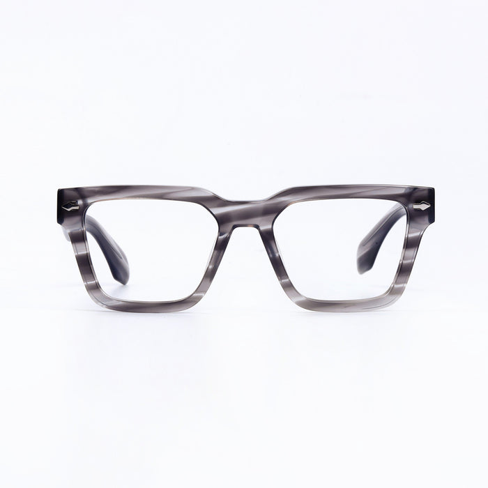 Grey & Black Square Full Rim