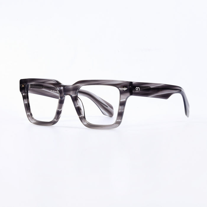 Grey & Black Square Full Rim