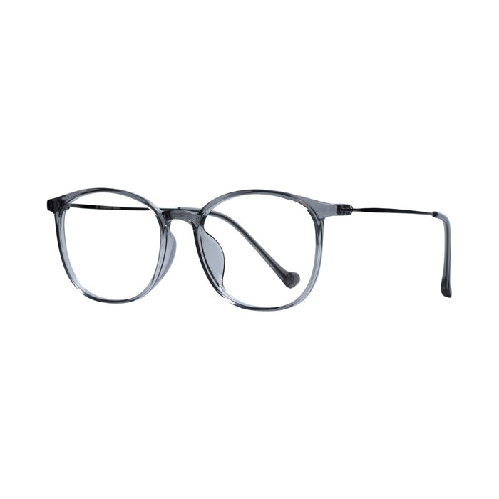 Grey & Silver Square Full Rim