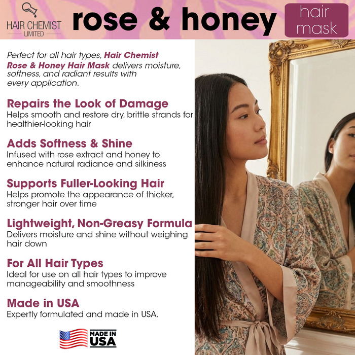 Hair Chemist Rose & Honey Leave in Spray 8 oz.