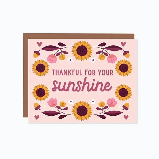 HALIFAX PAPER HEART - Thank you Greeting Card