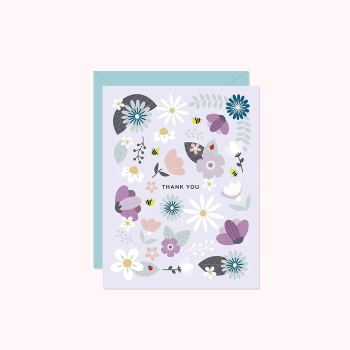HALIFAX PAPER HEART - Thank you Greeting Card