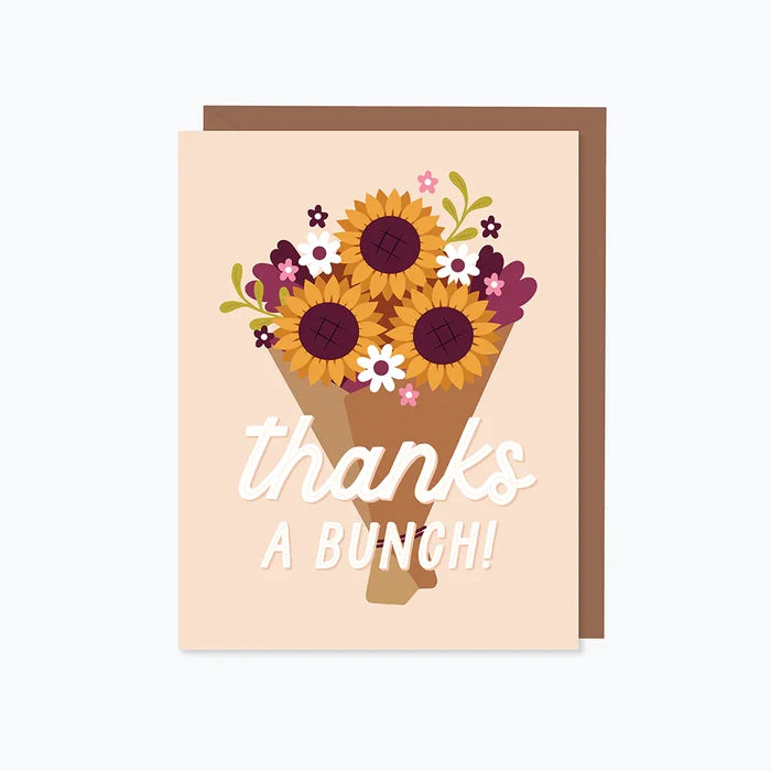 HALIFAX PAPER HEART - Thank you Greeting Card