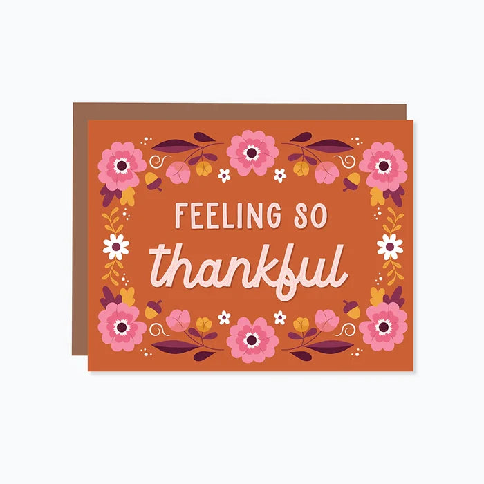 HALIFAX PAPER HEART - Thank you Greeting Card