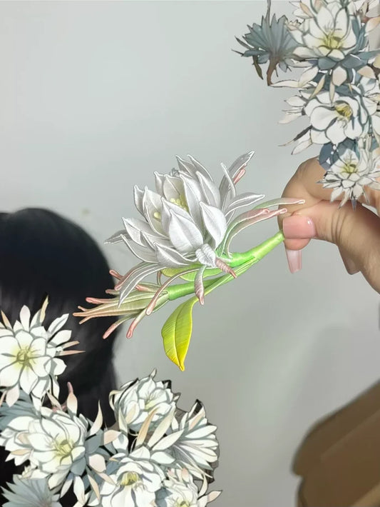 Qi Sili handmade Chanhua hairpin/clip in white