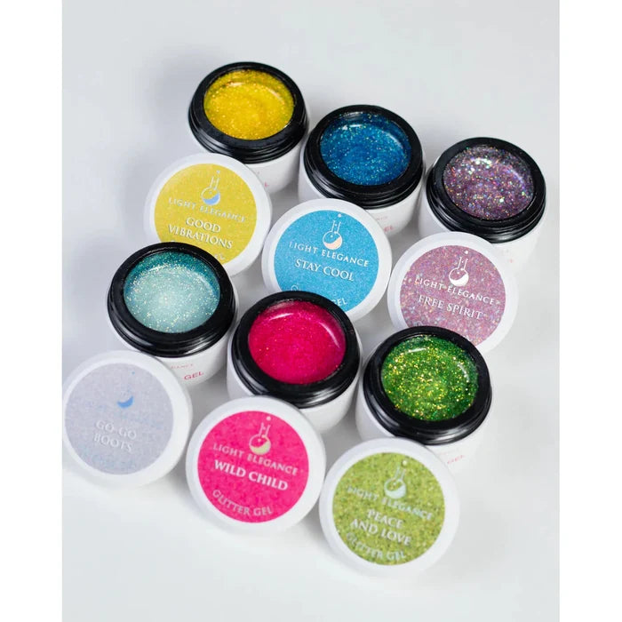 Happy Vibes Collection, GLITTER GEL: 10 mL