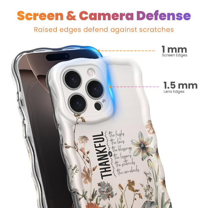 Harvest Grace Wavy Luxe MagSafe Case for iPhone