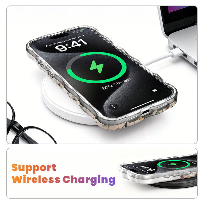 Harvest Grace Wavy Luxe MagSafe Case for iPhone