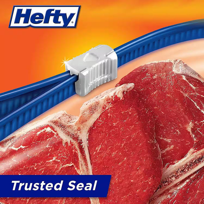 Hefty Slider Gallon Freezer Bags - 25 Ct - 9 Pack