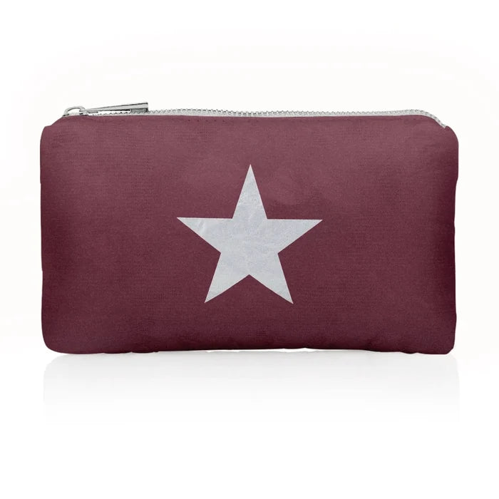 cabernet with star hi love travel mini bag