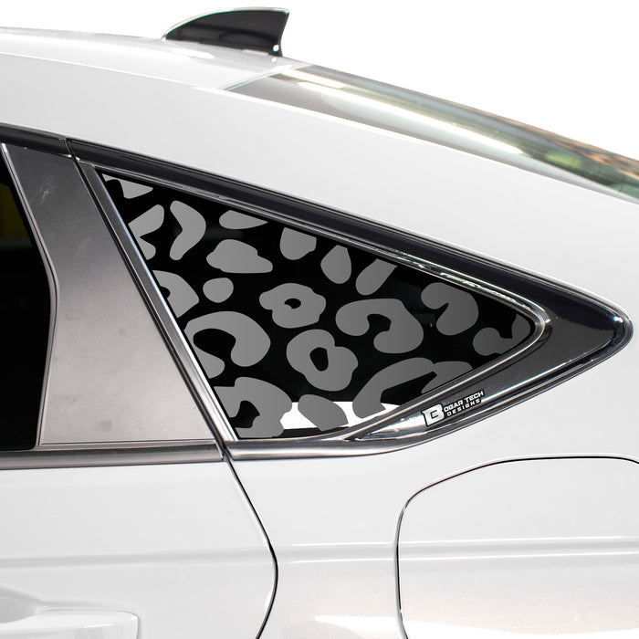 Animal Leopard Cheetah Cow Window Vinyl Decal Stickers Fits Honda Accord Sedan 2023 - Bogar Tech Designs