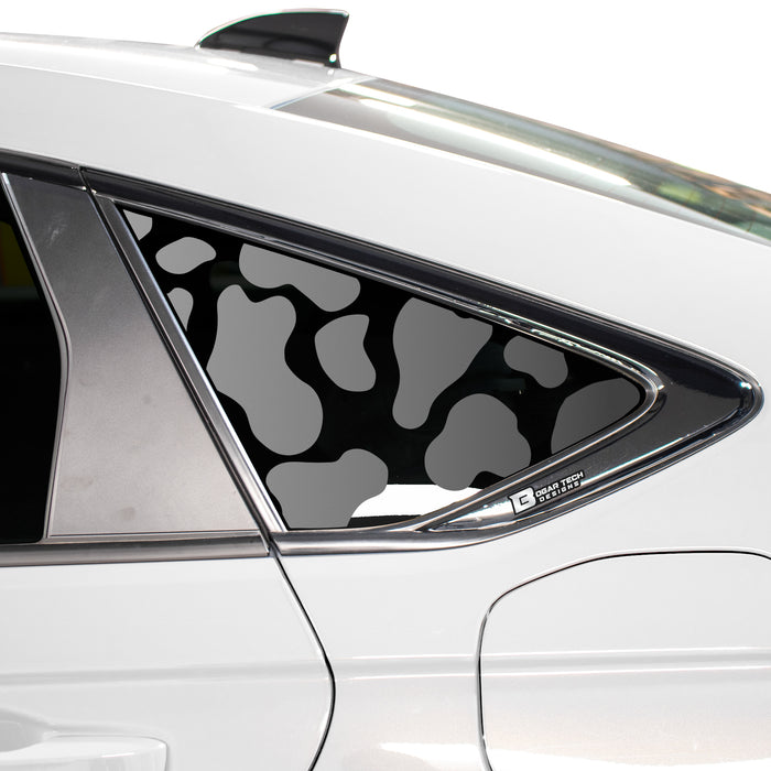 Animal Leopard Cheetah Cow Window Vinyl Decal Stickers Fits Honda Accord Sedan 2023 - Bogar Tech Designs
