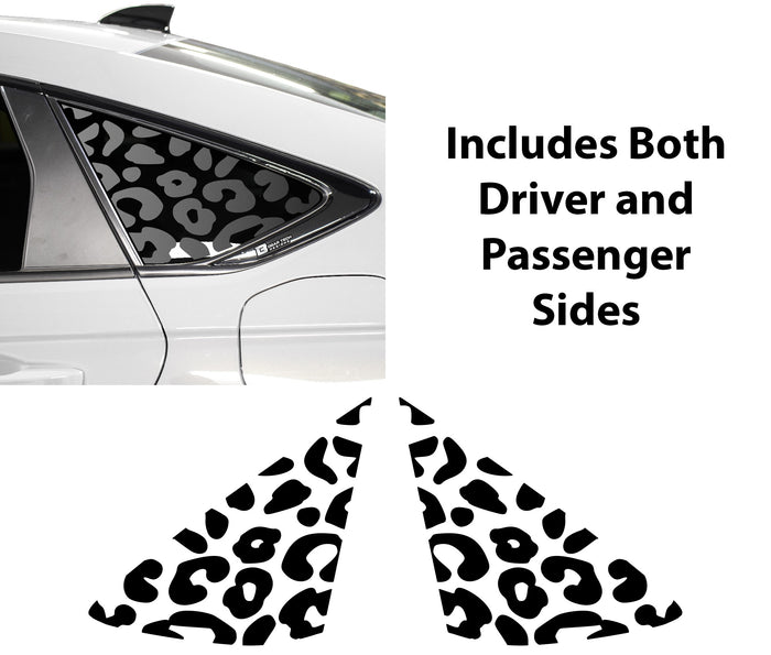 Honda Accord 2023-2026 Animal Leopard Cheetah Cow Window Vinyl Decal Stickers
