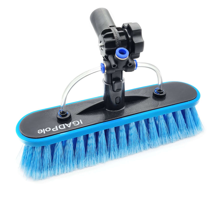 IGADPole 2023 10"(25cm) Water Fed Brush Head Replacement, Tee and Angle Connector