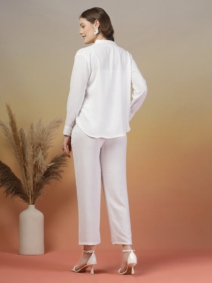 Imperial Swan White Trio Co-ord Set by Italian Vega