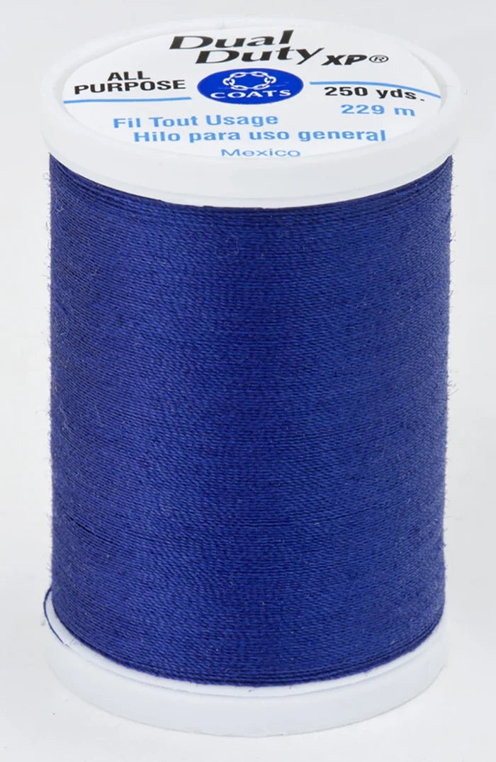Indigo- Dual Duty XP Polyester Thread 250yds