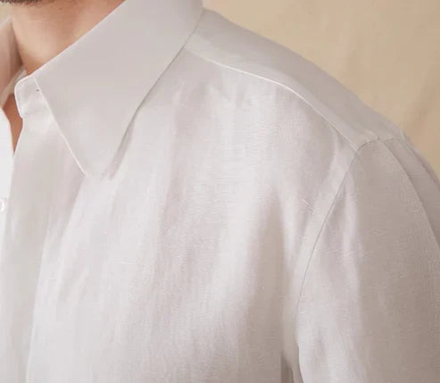 Italian Vega Milano 100% Linen Shirt - 024