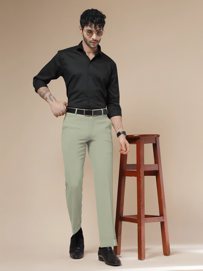 Italian Vega Royal Lime Trouser Slim Fit | ITALIAN VEGA®