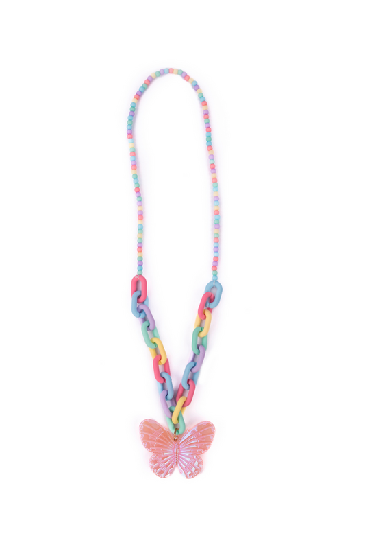 Kaleidoscope Butterfly Necklace