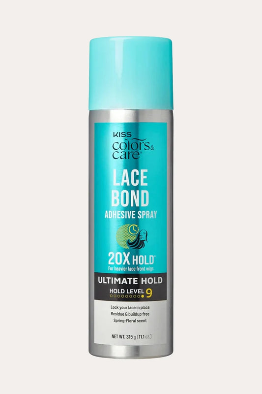 KISS COLORS & CARE LACE BOND SPRAY ULTIMATE HOLD RED BEAUTY