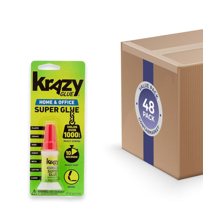 Krazy -  Super Glue Home & Office Brush - 0.18 Oz - 48 Pack