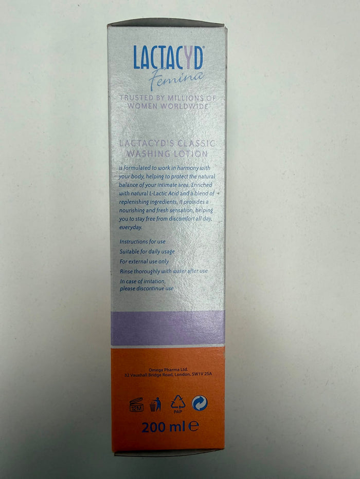 Lactacyd Femina intimate washing lotion 200ML
