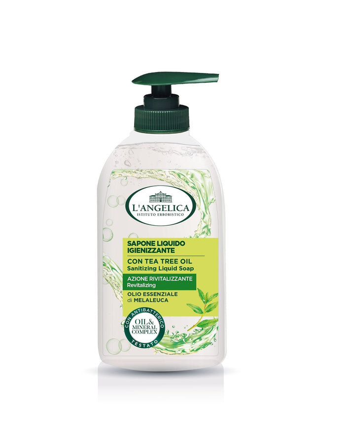 L'Angelica Tea Tree Oil Sanitizing Liquid Soap Melaleuca Oil 300 ml