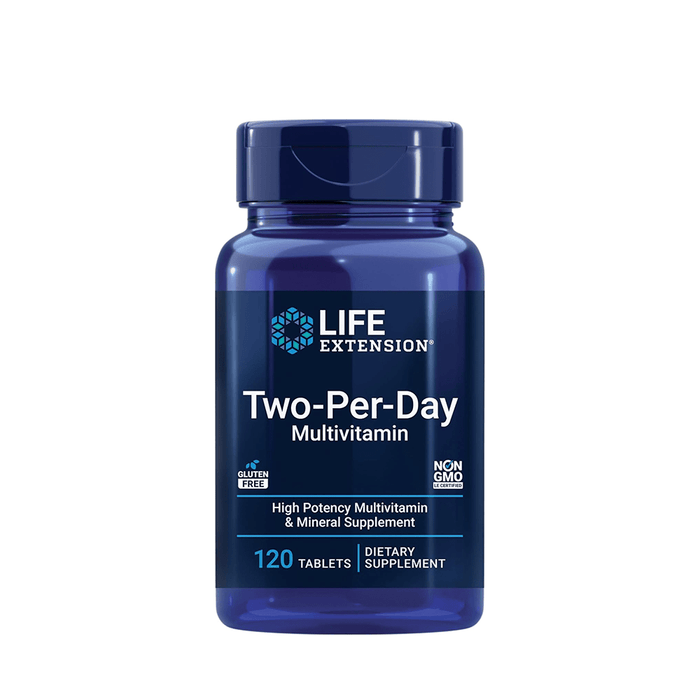 Life Extension Two-Per-Day Multivitamin with Zinc – 120 Capsules - Beauty Tribe