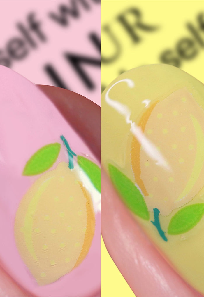 Live Your Zest Life Nail Polish and Top Coat Set
