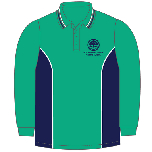 Long Sleeve Panel Polo