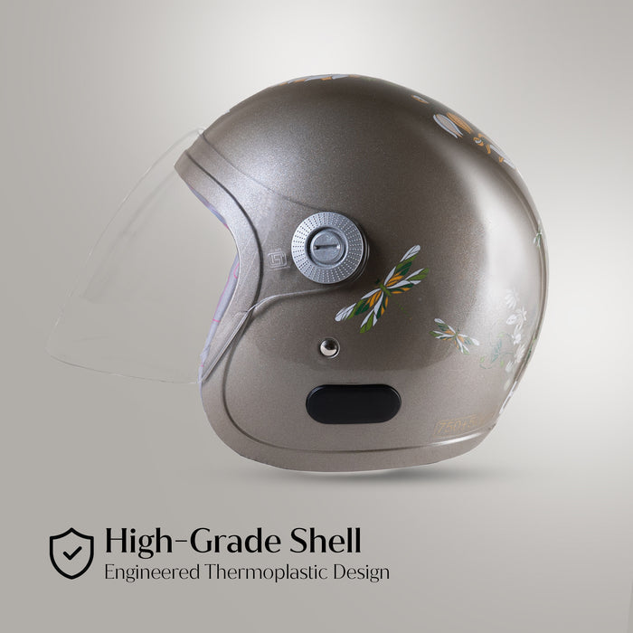 Tvarra Lotus Champagne Gold Helmet