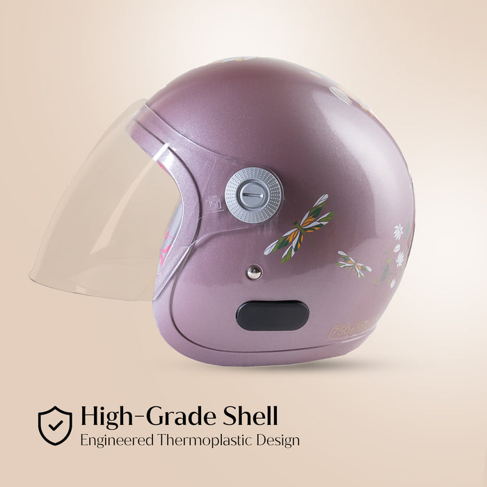 Tvarra Lotus Rose Gold Helmet