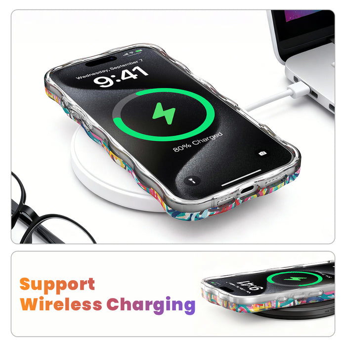 Love Riot Wavy Luxe MagSafe Case for iPhone