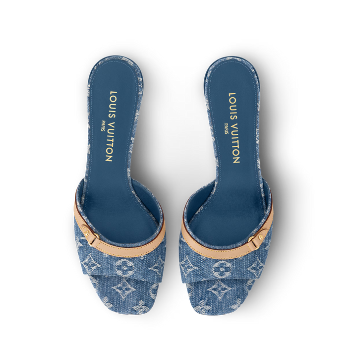 "LV" Kitten Heels