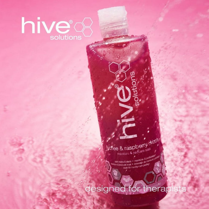 HIVE OF BEAUTY Lychee &amp; Raspberry Drizzle Soak 400ml