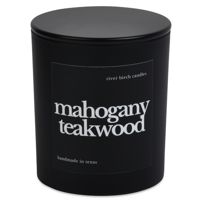 Mahogany Teakwood - 10 oz Black Jar